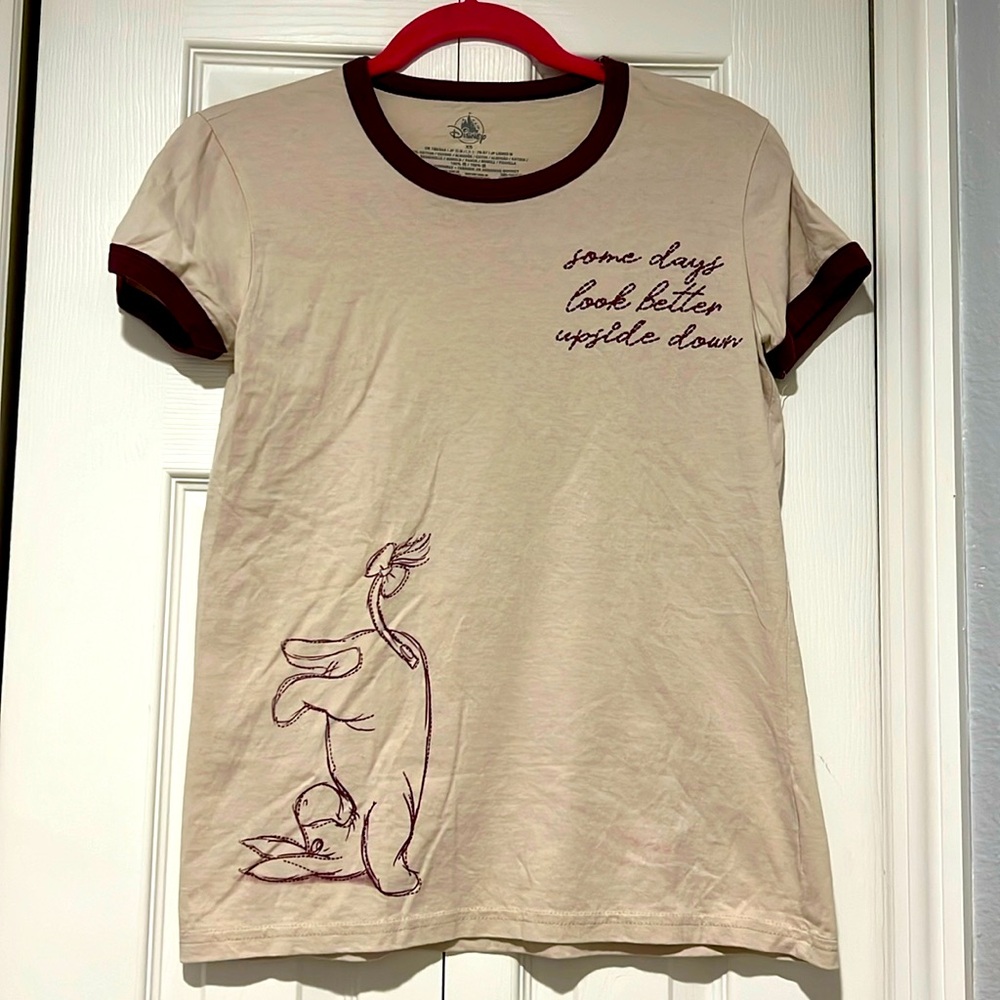 Disney Eeyore Short Sleeve Shirt “Some Days Look Better Upside Down”